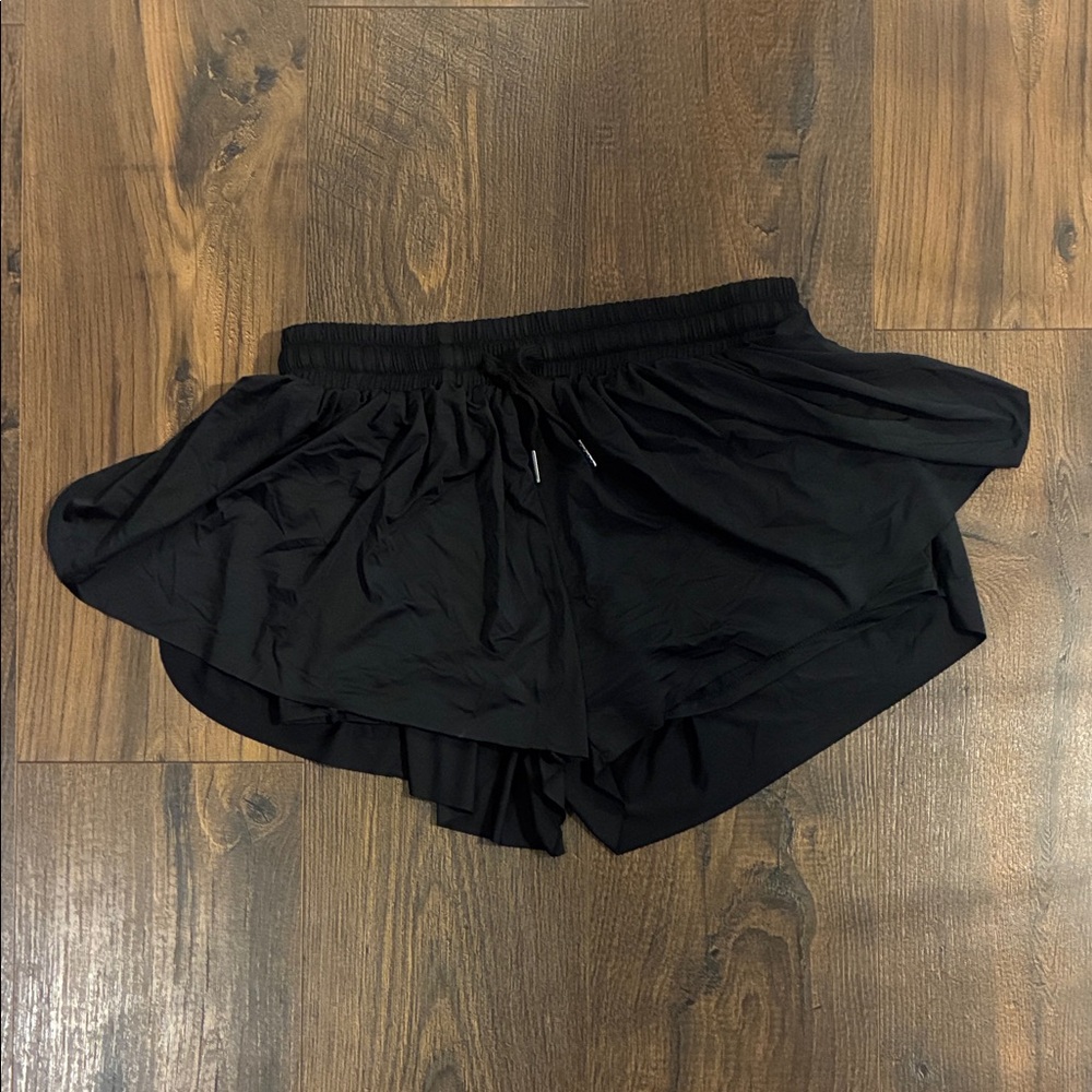 Women's Black Athletic Shorts